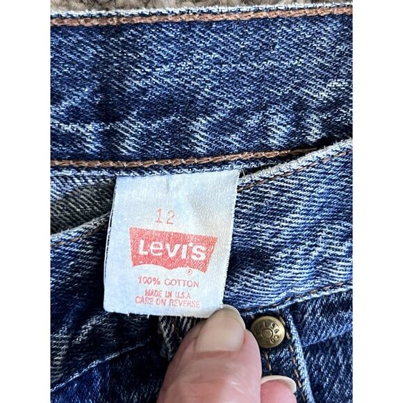 Levis Acid Jeans Vintage Tapered Leg Women's 12 High Waist 26 Made in USA - Picture 3 of 8